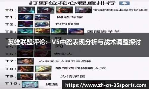 英雄联盟评论：V5中路表现分析与战术调整探讨